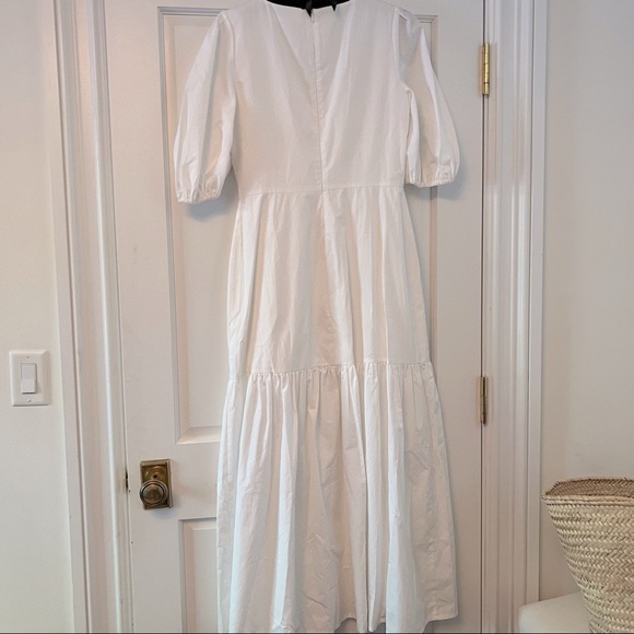 Kimberley Anne Coastlines Organic Cotton Button Maxi Dress - Size 10 - Picture 2 of 3